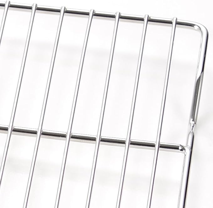 2-Pack Cooling Racks for Baking, 10x15 Inch Heavy Duty Stainless Steel Wire Baking Rack, Oven Safe Cookie Cooling Rack Set, Fits Half Sheet Pan, Dishwasher Safe & Non-Toxic