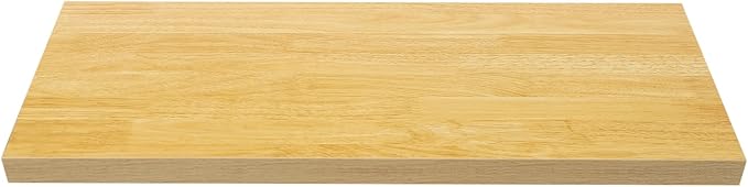 Butcher Block Countertop | 30x12in Wood Board Countertop | DIY Washer Dryer/Island/Kitchen Counter top | countertop Cutting Board | 1102lbs Load Capacity | Wood Color | NO Base Legs, 1.38in Thick