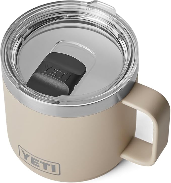 YETI Rambler 14 oz Stackable Mug, Vacuum Insulated, Stainless Steel with MagSlider Lid