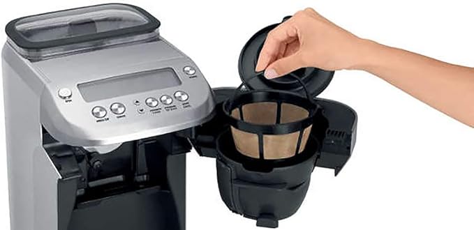 NRP Gold-tone 10cup Mesh Bottom Permanent Coffee Filter Replacement for Drip Coffeemaker Cuisinart GTF-B, Mr coffee & More