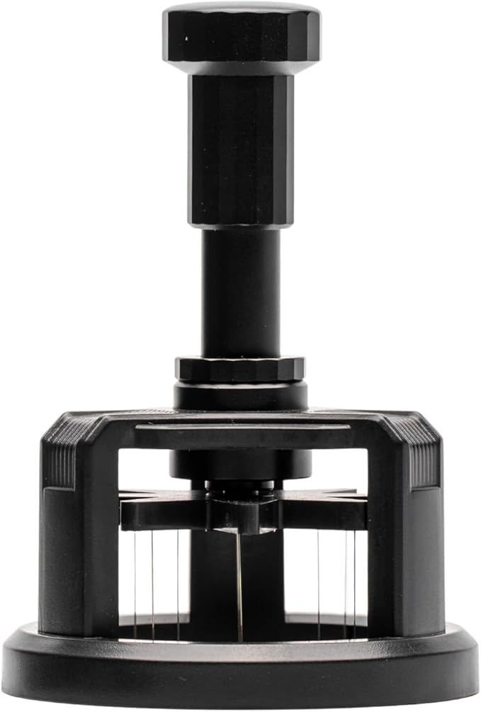 WDT Tool Espresso 53mm, 9 Needle Espresso Stirrer Distribution Tool for Barista, Adjustable Depth Espresso Needle Distributor with Magnetic Base (53mm)