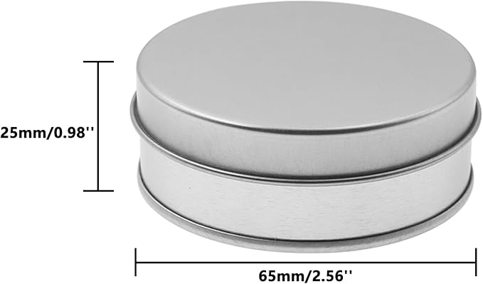 Metal Empty Boxes, Tin Boxes with Lid,Small Silver Tin Boxes,Stackable Organizer Containers,8PCS Storage Tin for Home Outdoor Active Storage Containers