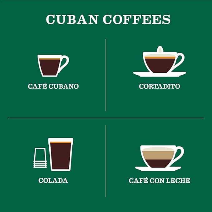 Cafe La Llave Dark Roast Ground Espresso Coffee, 10 oz Can - Rich and Bold Cuban-Style Blend - Strong, Aromatic Flavor