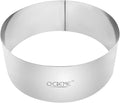 O'Creme Cake Ring Sturdy Stainless Steel Round Mousse Cake Ring Mold for Baking, Dessert Cake Decorating Pastry Rings 8 Inch Diameter x 2-3/4 Inch High