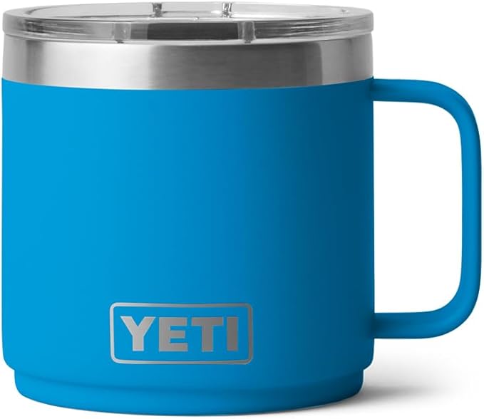 YETI Rambler 14 oz Stackable Mug, Vacuum Insulated, Stainless Steel with MagSlider Lid