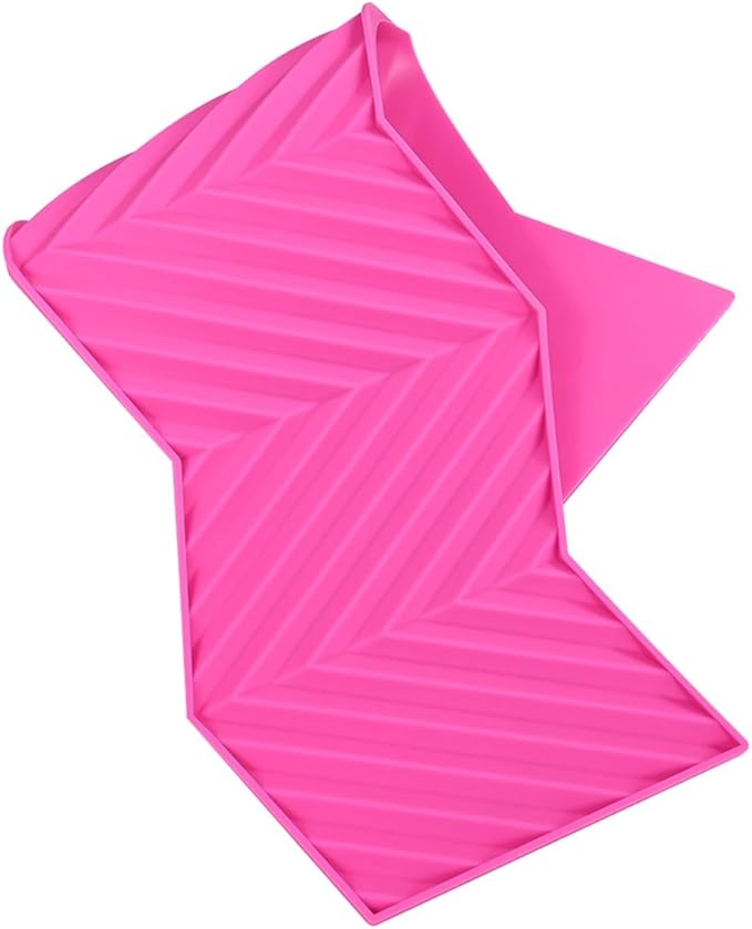 TUKE 3D Diagonal Stripes Design Lace Mat Silicone Mold Silicone Lace Mold Sugar Craft Cake Brim Decoration Tool (L_ Diagonal Stripes)
