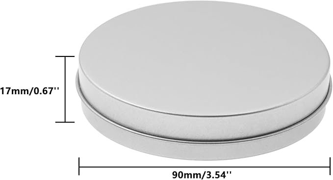 Metal Empty Boxes, Tin Boxes with Lid,Small Silver Tin Boxes,Stackable Organizer Containers,8PCS Storage Tin for Home Outdoor Active Storage Containers