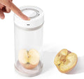 Minidiva Smart Vacuum Container, Automatic Electric Airtight Glass Jar for Food Coffee Storage Meal Prep (White-1350ml-1)