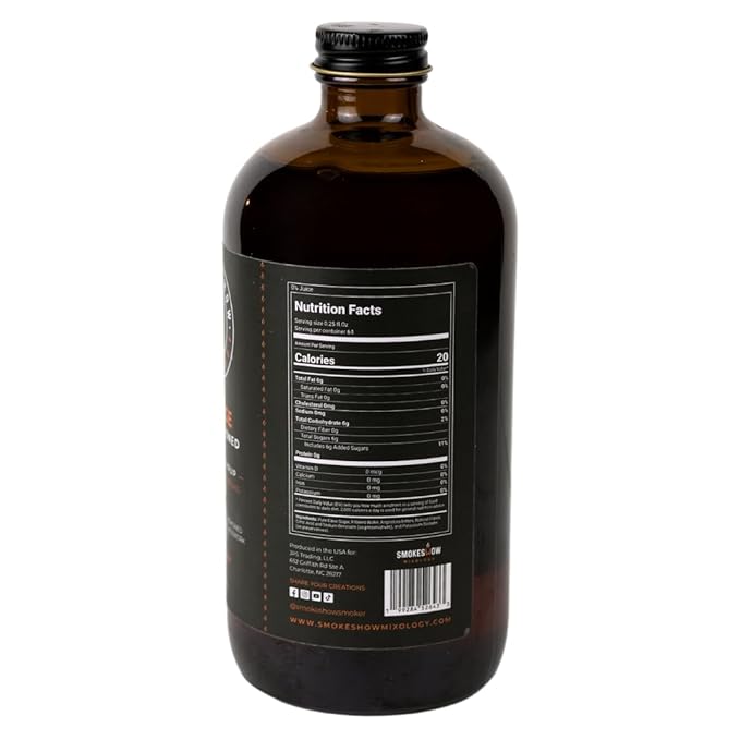 Smokeshow Cocktail Syrup - 64 Servings (16 oz, Orange Old Fashioned)