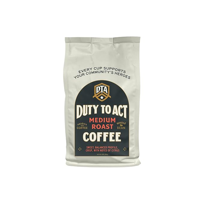 Duty to Act Medium Roast & Dark Roast Whole Bean Coffee, 2 lb. (Variety Pack)