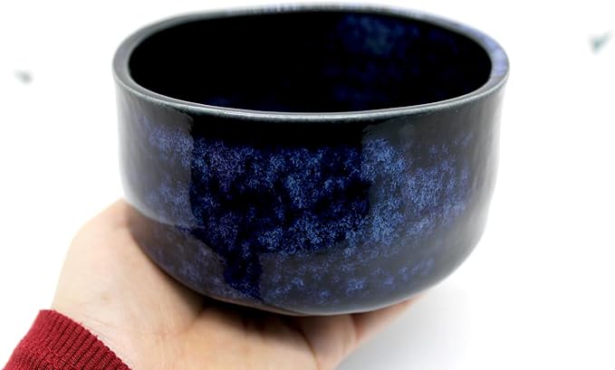 Japanese Traditional Handcrafted Mino Matcha Chawan Tea Bowl Cup Ceremony Tableware Pottery (Seikingama)