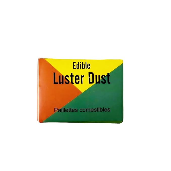 Edible Glitter - 10g Luster Dust Edible Food Grade Coloring Glitter for Cake Decorating, Baking, Drinks - Shimmer Dust Powder, Metallic Color Dusting Powder for Icing, Fondant, Candy, Cookie (Red)