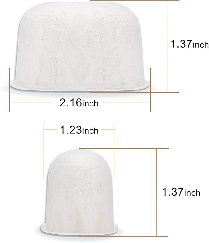 Premium 6-pack Water Filters For Replacement Breville BWF100 with Ion Exchange Resin inside
