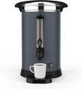 80 Cups Coffee Urn,12L Gallon Double Wall Commerical Coffee Maker for Buffet Catering Wedding Gathering,Large Capacity Hot Coffee Dispenser,Stainless Steel Hot Water Urn