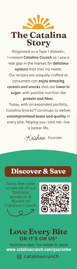 Catalina Crunch Protein Cookies, 4g Protein per Serving | Low-Sugar Sandwich Cookies | Gluten Free, Vegan | Keto Dessert Snacks - Chocolate Mint, 5.9 oz. (14 Count) (Pack of 2)