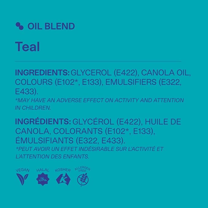 Colour Mill Oil-Based Food Coloring, 20 Milliliters Teal