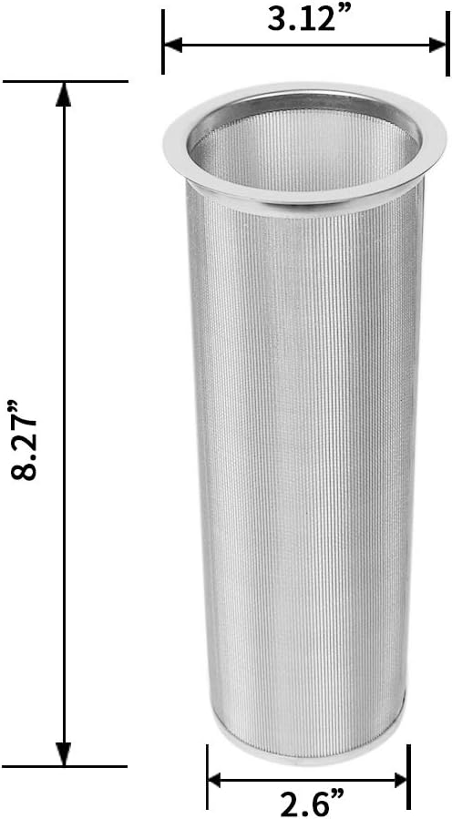 UPTRUST Durable Glass Cold Brew Mason Jar Iced Coffee Maker, 64 oz (2 Quart), Heavy Duty Stainless Steel Filter for Iced Brew Coffee, Lemonade, Ice Tea, Homemade Fruit Drinks Container