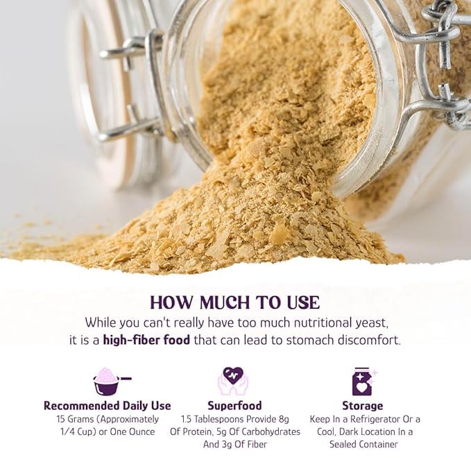 Country Life Nutritional Yeast Flakes with B-12, Fortified, Vegan, High Protein, Bulk Box, 50 lb