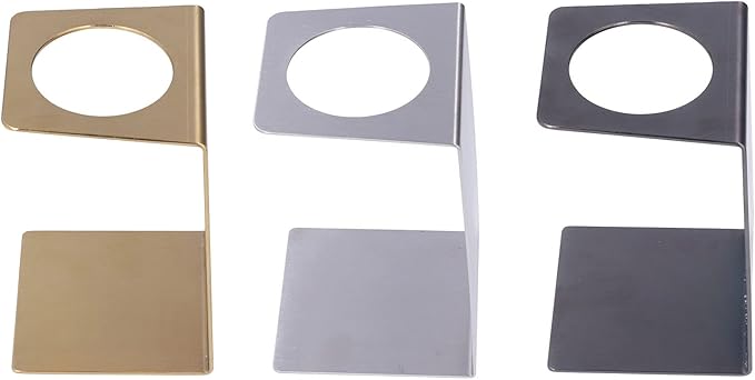 Pour over Coffee Dripper Stand, Filter Cup Holder, Samll Size Light Durable Stainless Steel Reusable Pour over Coffee Dripper Stand for Cone Filters(Steel Color)