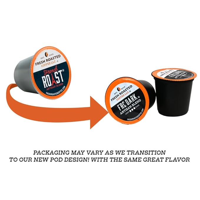 Fresh Roasted Coffee, Dark Sumatra Mandheling |100% Single Origin | Dark Roast, 24 Pods for K Cup Brewers