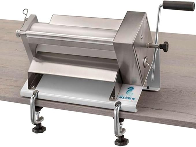 Manual Dough Sheeter Machine - Sfogliafacile NSF Manual Pasta Maker Machine for Icing, Marzipan and Puff Pastry | Easy Install Dough Sheeter Machine for Home or Small Commercial Kitchens