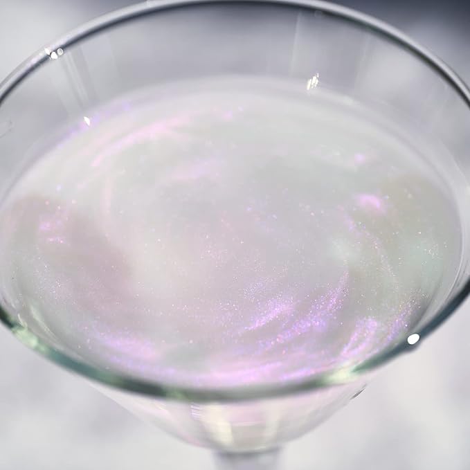 Brew Glitter - Purple Iridescent (45g Shaker 1x Jar) | Color Changing Edible Glitter for Drinks, Cocktails, Beer, Garnish & Beverages