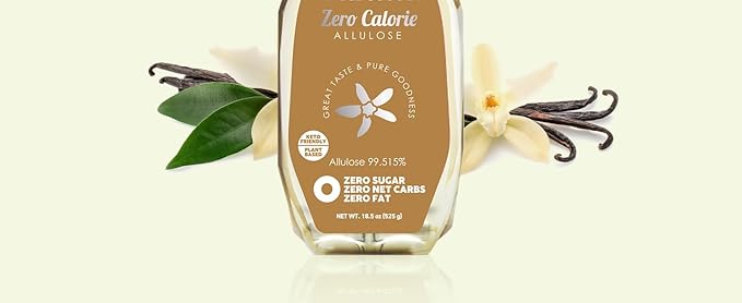 ALTist Allulose Syrup Sweetener – Zero Calorie Liquid Sugar Alternative, Keto, Vegan, Non-GMO, Plant-Based | 1:1 Sugar Replacement, No Net Carbs, Zero Fat, 17.7 fl oz - Vanilla