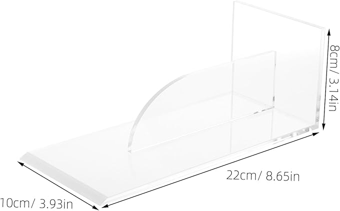 jojofuny Transparent Acrylic Cake Scraper Smoother, Baking Tool for Cake Decoration, Fondant Smoother, Bakery Supplies, Frosting Tools, 8.66 X 3.93 X 3.14 Inch