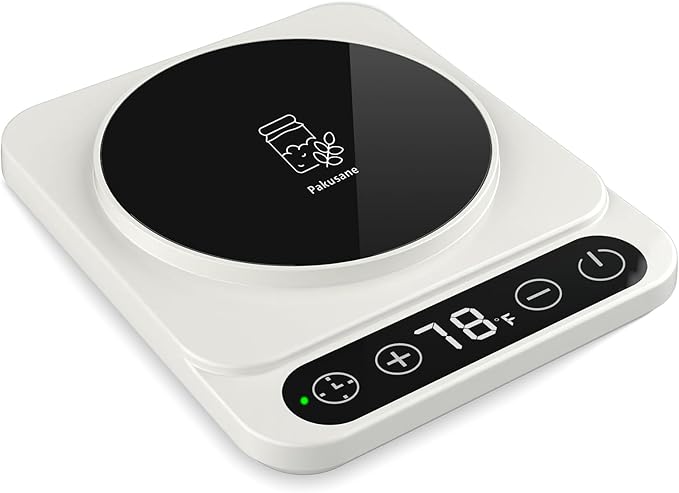 Pro Pakusane Sourdough Starter Warmer Mat 3.0 Upgraded for Home Kitchen – Sourdough Heating Mat 1°F Precision Control (70–100°F), Auto Heat On/Off, 12H Timer, Game Changer for Home Bakers