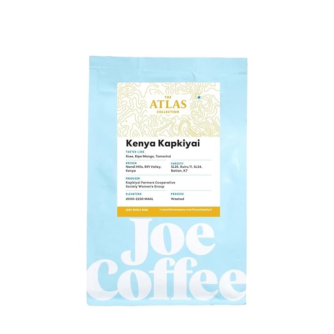 Kenya Kapkiyai - Roasted by Joe Coffee Company - Whole Bean Coffee - 5 Pound Bag