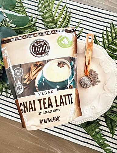 Coconut Cloud: Vegan Spiced Chai Tea Latte | Creamy, Delicious & Easy Dairy Free Alternative. Made in Colorado (Lightly Sweetened, Gluten Free, Soy Free), 16 oz