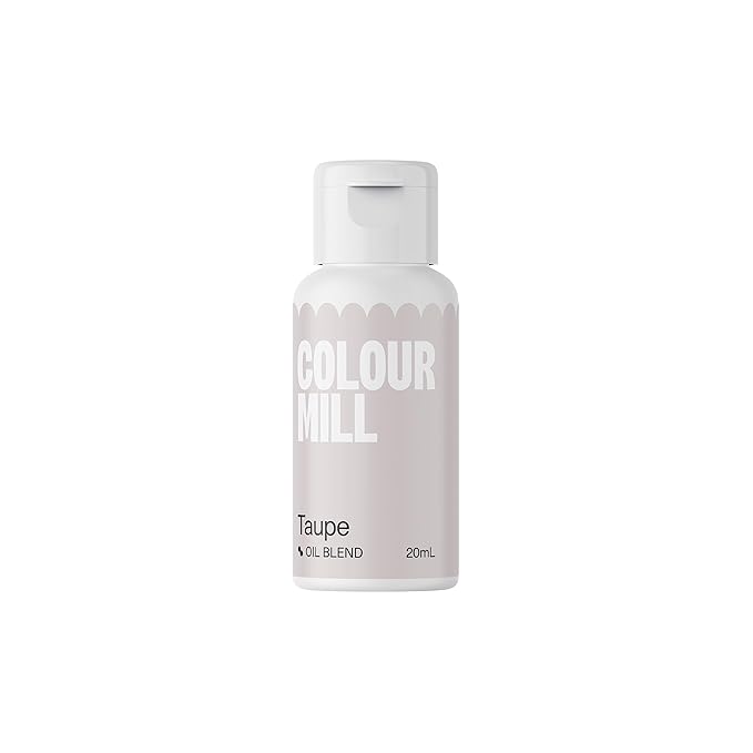 Colour Mill Oil-Based Food Coloring, 20 Milliliters Taupe