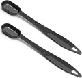 2 Pcs 3/4 Teaspoon(| 3.75 mL | 3/4 Tsp | 1/4 Tbsp | 3.75 cc | 1/8 oz) Stainless Steel Single Measuring Spoon, Long Handle Metal Measuring Spoon, Kitchen Gadgets for Cooking & Baking(Black)