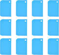 Plastic Scraper Tool Set,Bread Dough Scraper Dough Cutter,Flexible Plastic Bench Scraper For Baking,12 Pcs Cake Scraper Smoother(Blue).