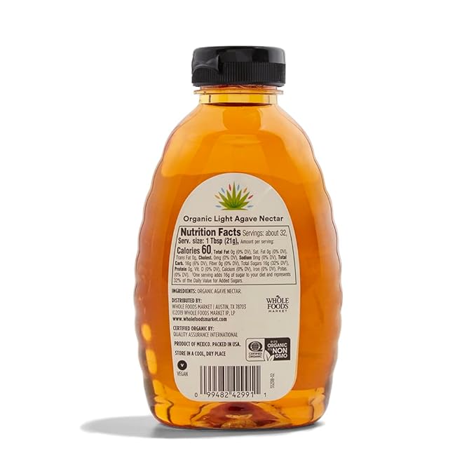 365 by Whole Foods Market, Organic Light Agave Nectar, 23.5 Ounce