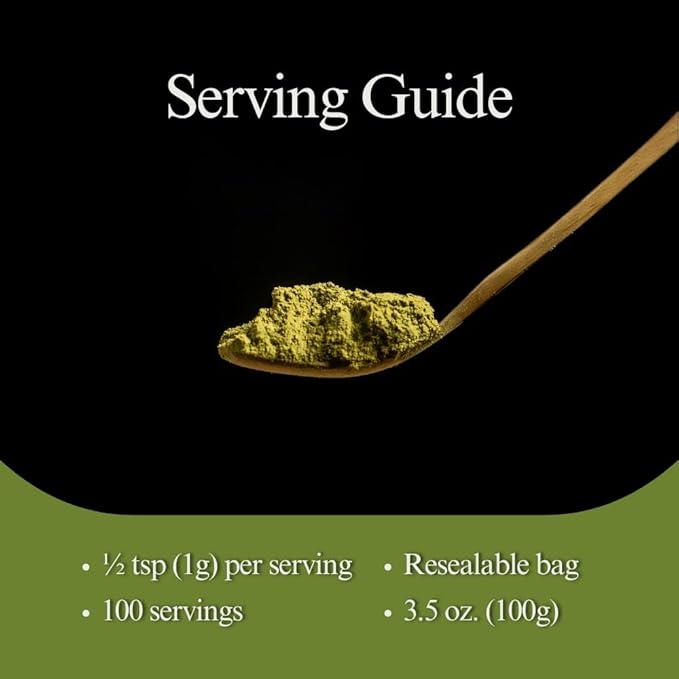 YEDOENSIS Genmaicha Powder - Organic Japanese Brown Rice Green Tea Powder, JAS Certified Organic Vegan Gluten-Free (40g)