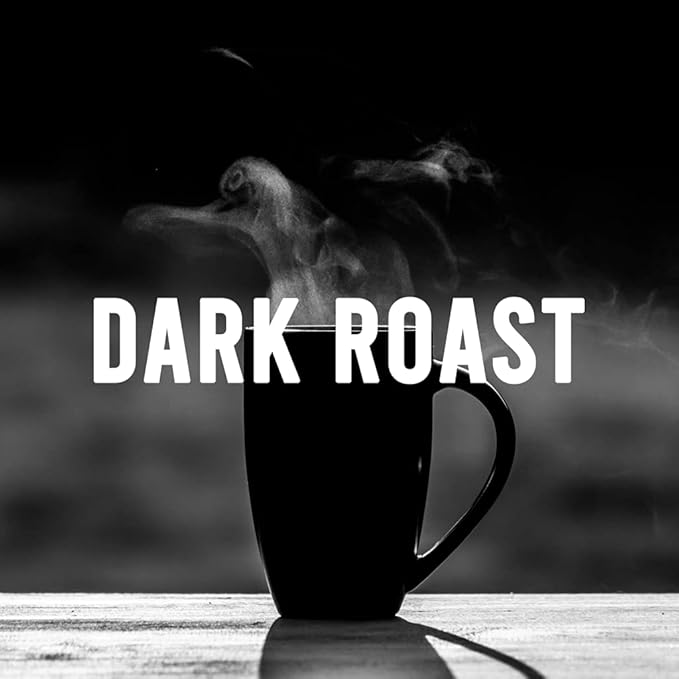Volcanica Coffee, Dark Roast Coffee, Ground, Fresh Roasted, 16-ounce (Pack of 2)