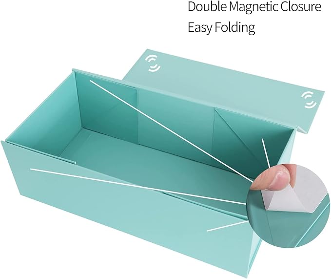 Gift Boxes 10"x6"x3" with Magnetic Closure Lid Gift Boxes for Presents,Bridesmaid Gifts Box,Cute Box,Luxury for Gift Packaging, Magnetic Gift Box for Wrapping Gifts (Light Blue/5PCS)