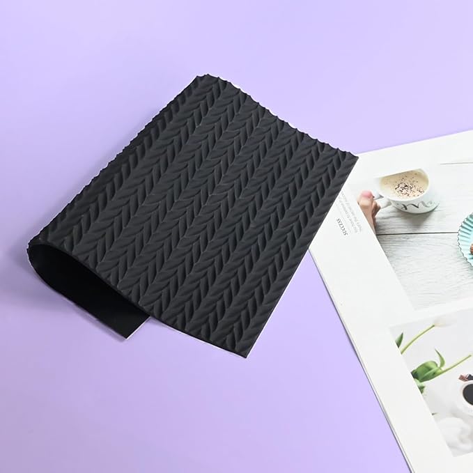 mostsom Silicone Lace Cake Molds Reusable Fondant Embossing Mats for Cake Decorating, Sweater Pattern, Cupcakes, Cookies, Chocolate - Food-Grade Non-Stick Baking Tools (C_ Sweater Pattern)