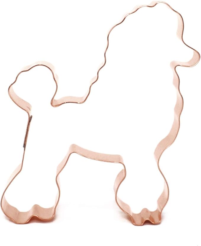 Poodle Cookie Cutter 4.25 Inch Handcrafted in USA by The Fussy Pup