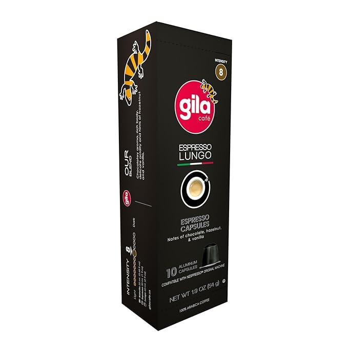 GILA Cafe Mexico aluminum coffee capsules compatible with Nespresso Original Machines
