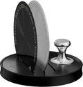 MHW-3BOMBER 54mm Espresso Puck Screen - 0.2mm Ultra Thin Espresso Puck - Metal Reusable Coffee Filter for Portafilter Basket 54mm - Puck Screen with Stand 3 Pack FG7051-OS