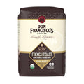 Don Francisco's Organic French Roast Whole Bean Coffee, Dark Roast – 100% Arabica, 18 oz Bag, Premium Coffee for Drip, Pour Over and French Press