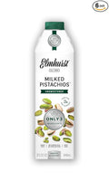 Elmhurst 1925 Pistachio Milk Unsweetened - 32 Ounce (Pack of 6) Dairy-Free, Gluten-Free, Vegan, Kosher, Shelf Stable Milk Made with Water & Pistachios for Healthier, Simpler Plant-Based Alternatives