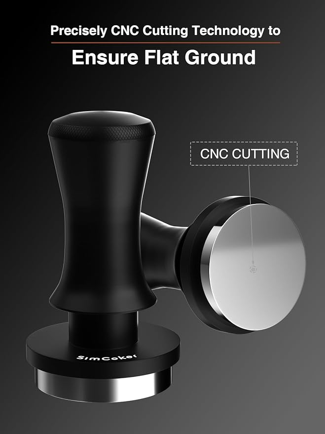 Espresso Tamper, 51mm Barista Coffee Tamper with Spring Loaded for Coffee Machine Portafilter,Stainless Steel