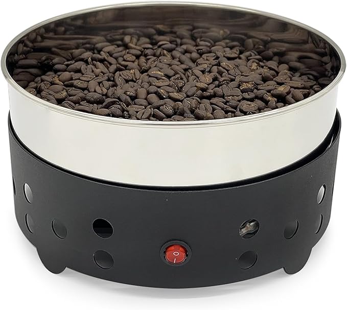 Fresh Roast Coffee Roaster Bundle SR540, Glass Extension Tube, Coffee Bean Cooler, (2 Lbs) 2 Sample Packs of Green Beans, (2- pack) Sample trays