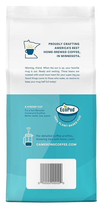 Cameron's Coffee Roasted Ground Coffee Bag, French Roast, 10 Ounce