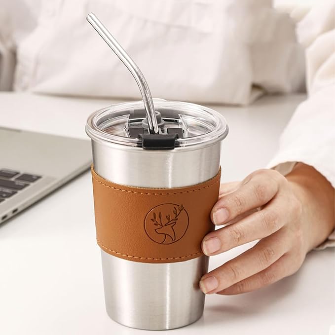 Reusable Straw,Stainless Steel Straws,Drinking Straws Fit for Standley 30 OZ,4 + 1 Cleaning Brush for 20/30 Oz for Yeti/RTIC/Ozark/Reduce/Trail and More Brand Tumblers