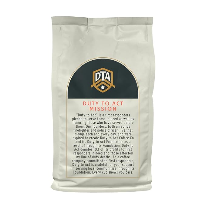 Duty to Act Medium Roast Ground Coffee, 2 lbs (Pack of 5)