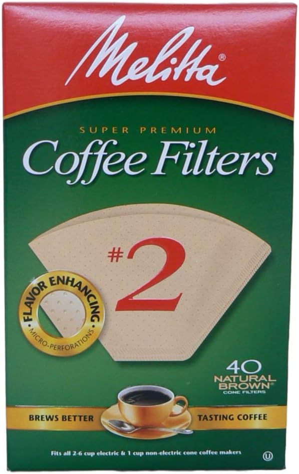Dachshund Ceramic Coffee Pour Over or Dripper with Full Box of 40 Melitta Brown Size #2 Filters